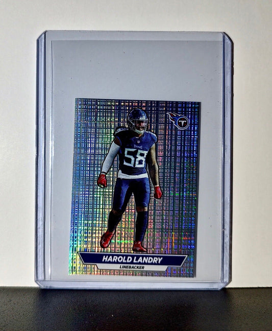 Harold Landry 2024 Panini NFL Sticker #228 Foil Tennessee Titans