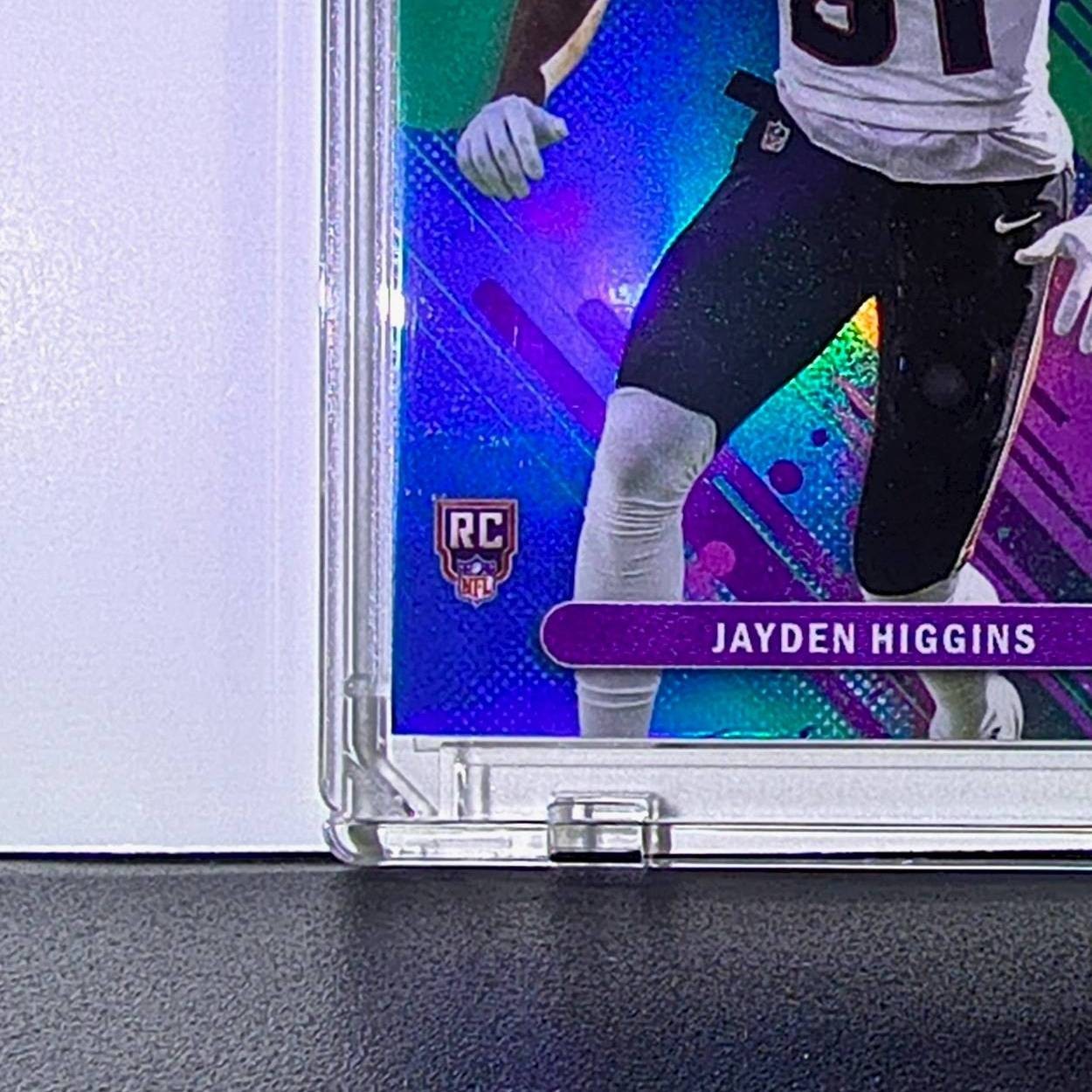 Jayden Higgins Rookie 2025 Topps Finest NFL #26 Card Houston Texans 065/200