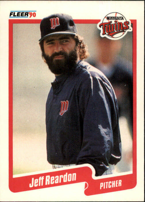 1990 Jeff Reardon Fleer Baseball Card #385