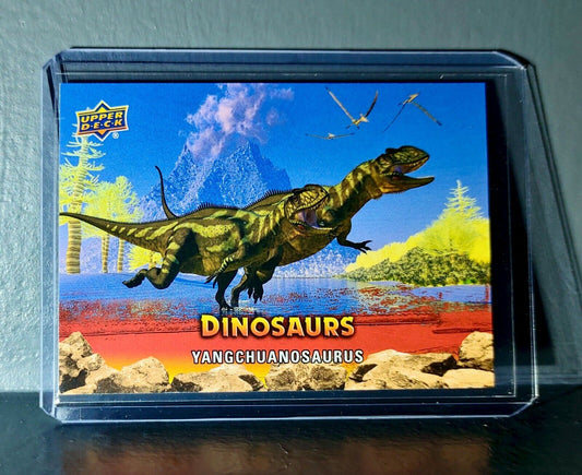 2015 Upper Deck Dinosaurs Yangchuanosaurus Extinction Red Parallel #59 Card