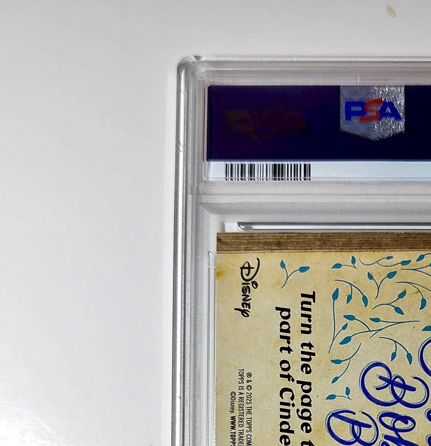 Why she must be… Cinderella's Fairy Godmother! 2025 Topps Disney #C75-12 PSA 9