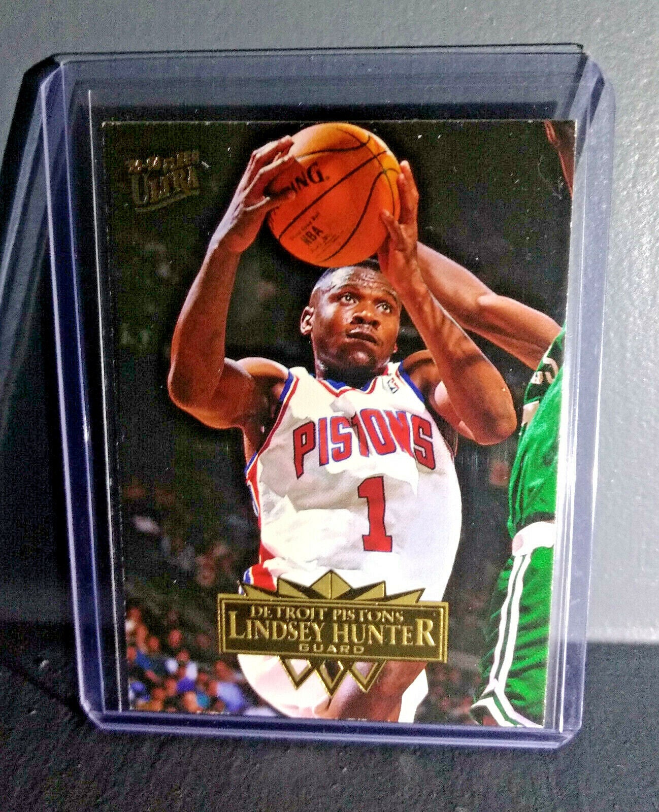 1995-96 Lindsey Hunter Fleer Ultra #54 Basketball Card