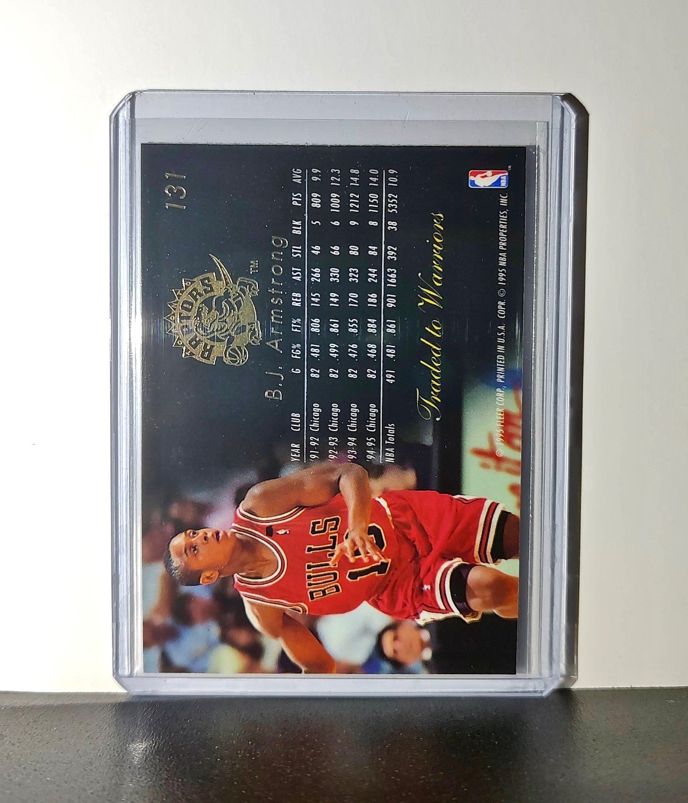 B.J. Armstrong 1995-96 Flair NBA #131 Card Golden State Warriors