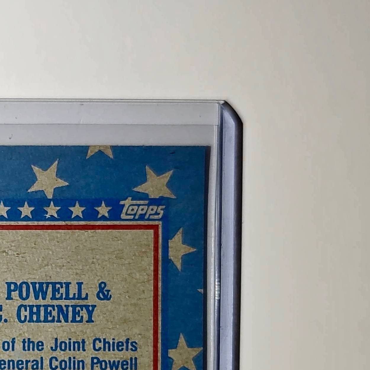 General Powell & Secretary Cheney 1991 Topps Desert Storm #158
