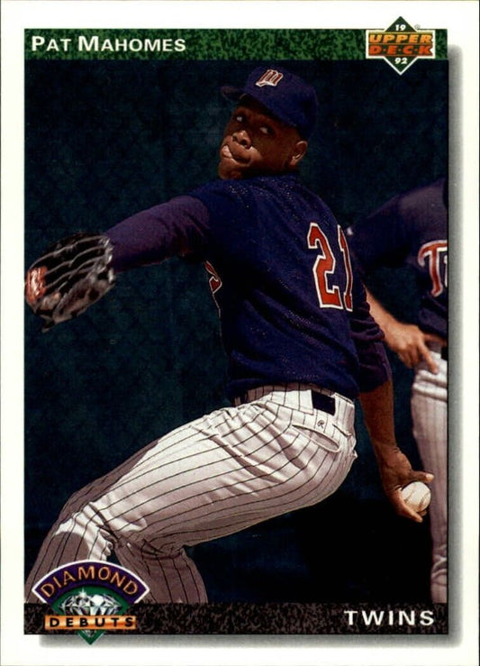 Pat Mahomes 1992 Upper Deck MLB #776 Rookie Baseball Card Minnesota Twins