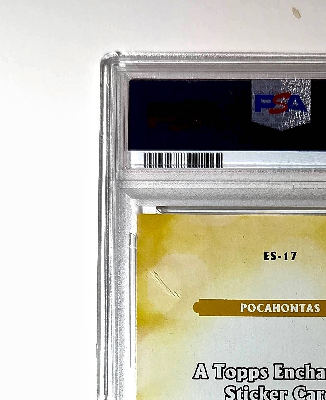 Pocahontas 2025 Topps Disney #ES-17 Enchanted Sticker Card Pocahontas PSA 9