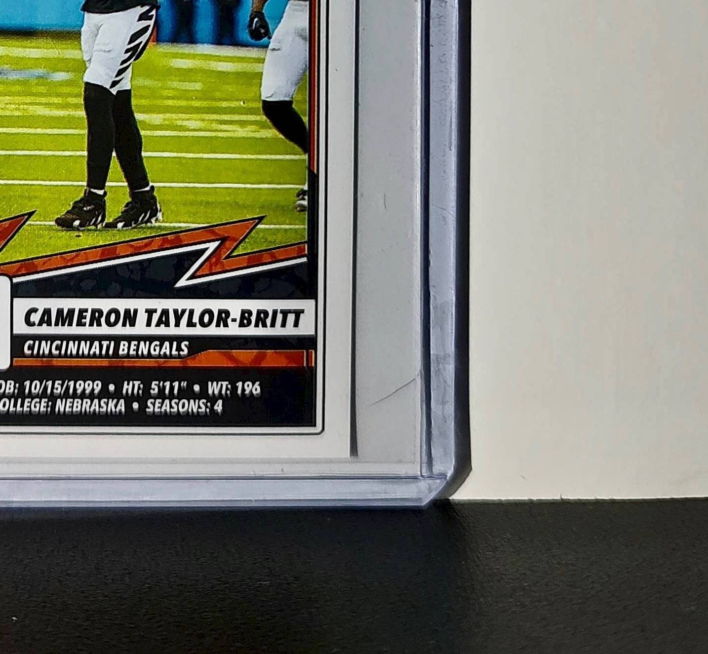Cameron Talyor-Britt 2025 Panini NFL #129 Sticker Bengals