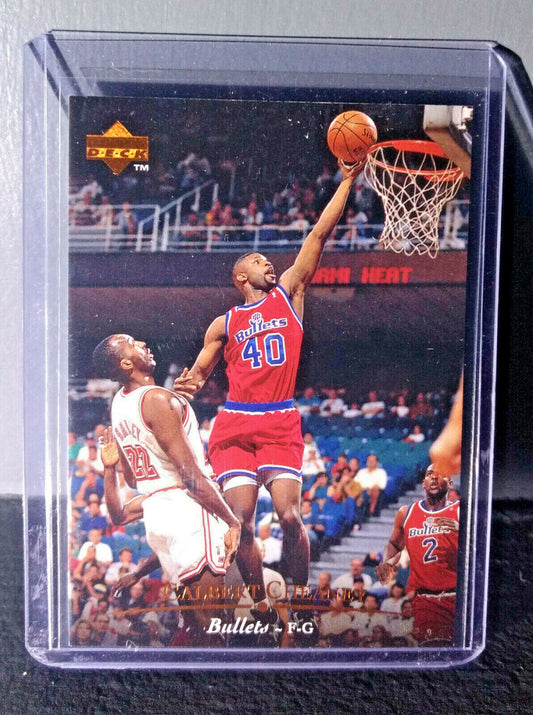 1995-96 Upper Deck Calbert Cheaney #21 Basketball Card