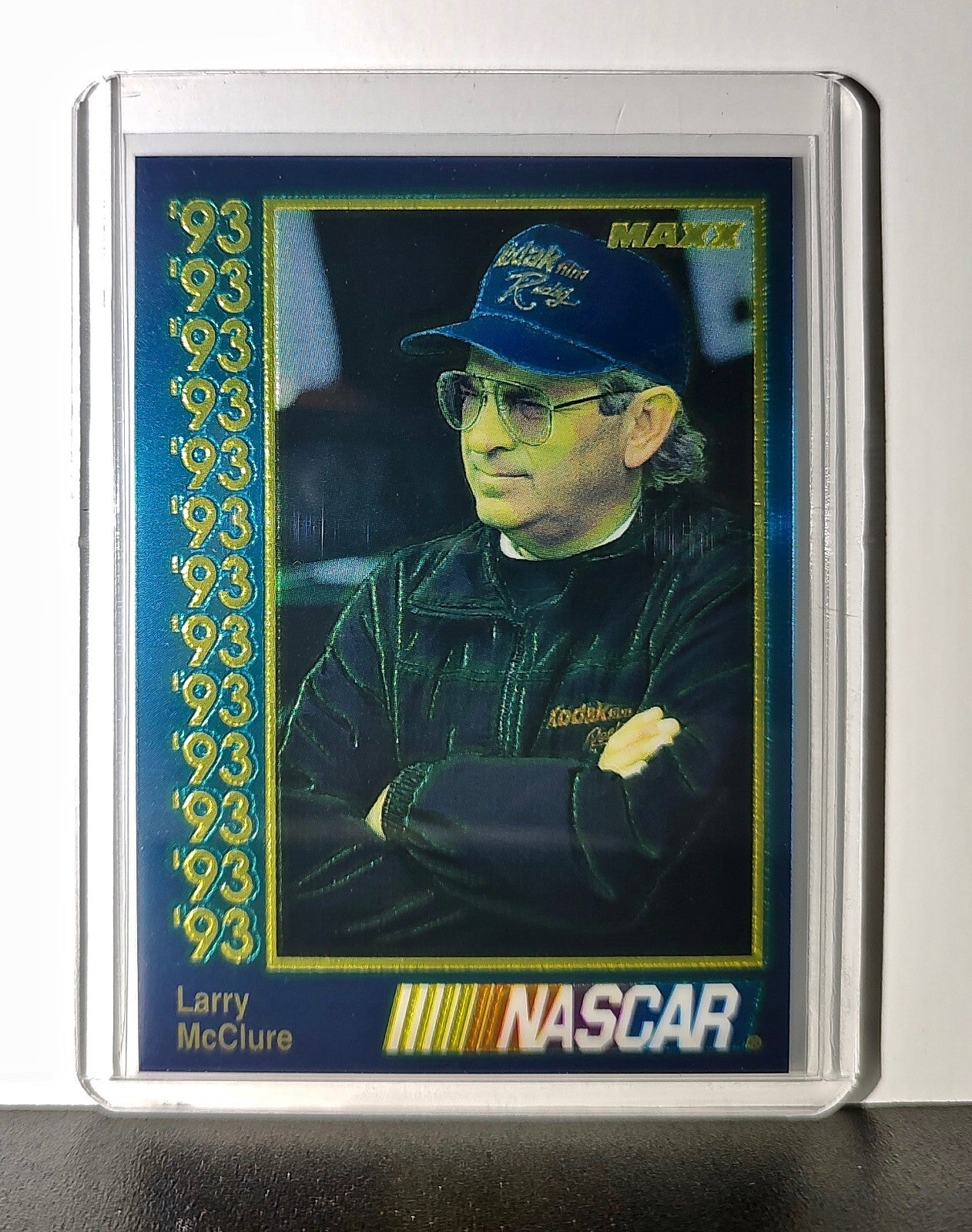 Larry McClure 1993 Maxx Premier Plus Racing 97 NASCAR Morgan-McClure Motorsports