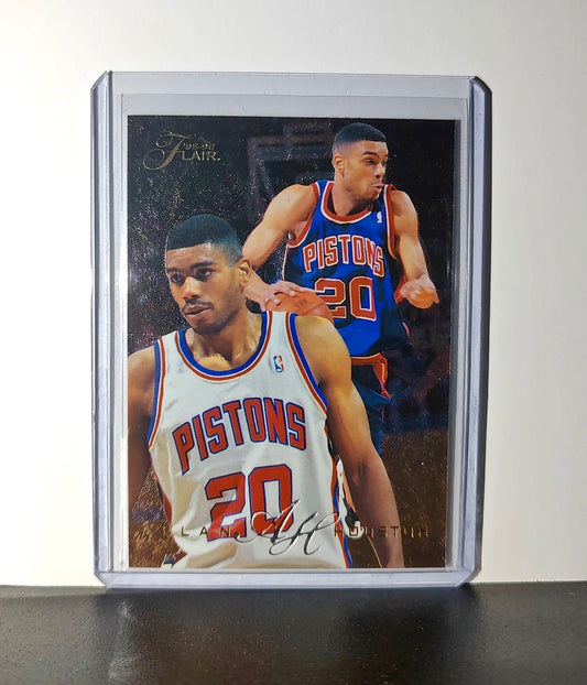 Allan Houston 1995-96 Flair NBA #38 Card Detroit Pistons