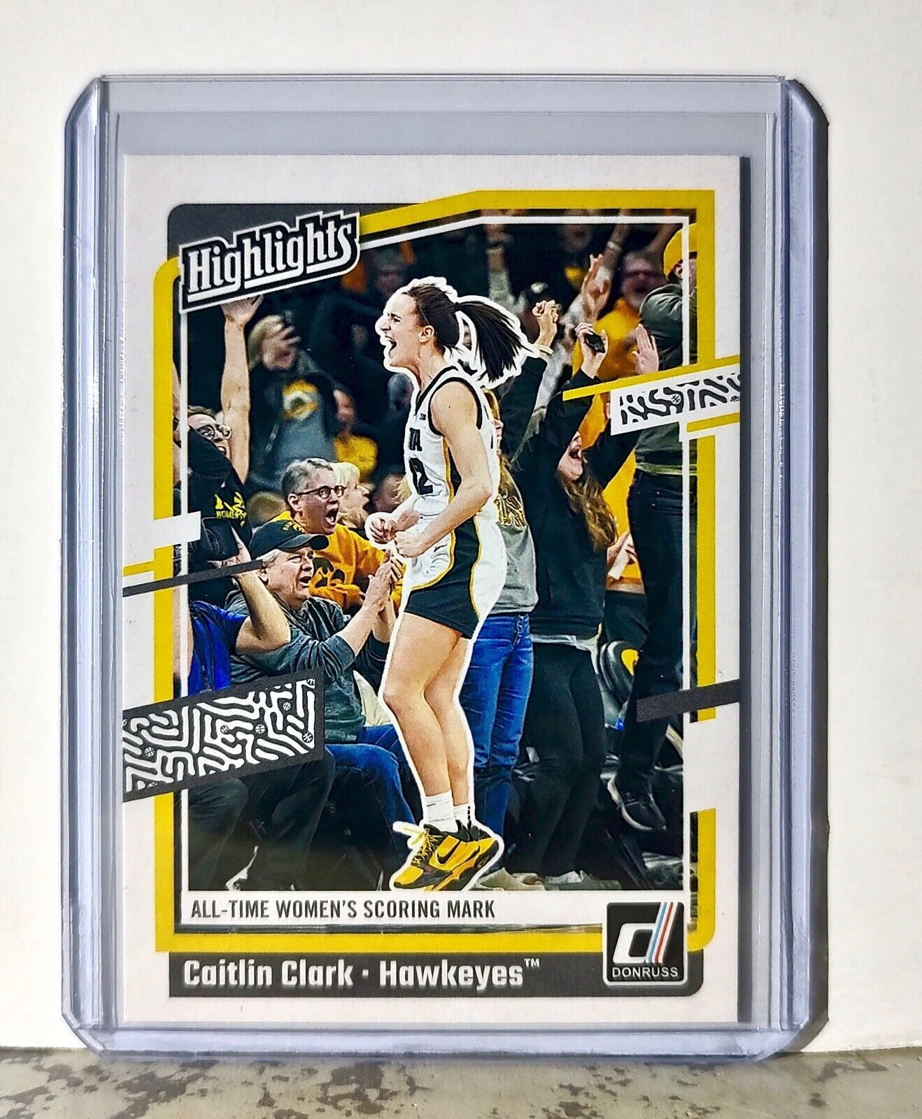 2024 Caitlin Clark Panini Donruss #H10 Highlights Basketball Card Iowa Hawkeyes