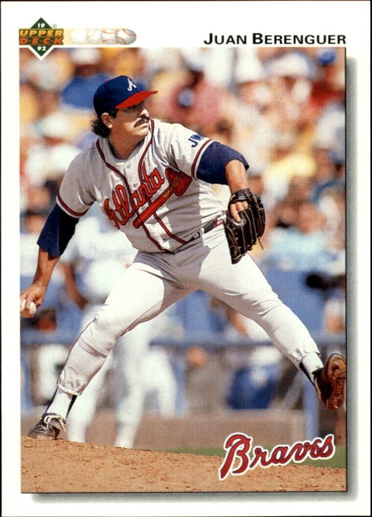 Juan Berenguer 1992 Upper Deck MLB #493 Baseball Card Atlanta Braves