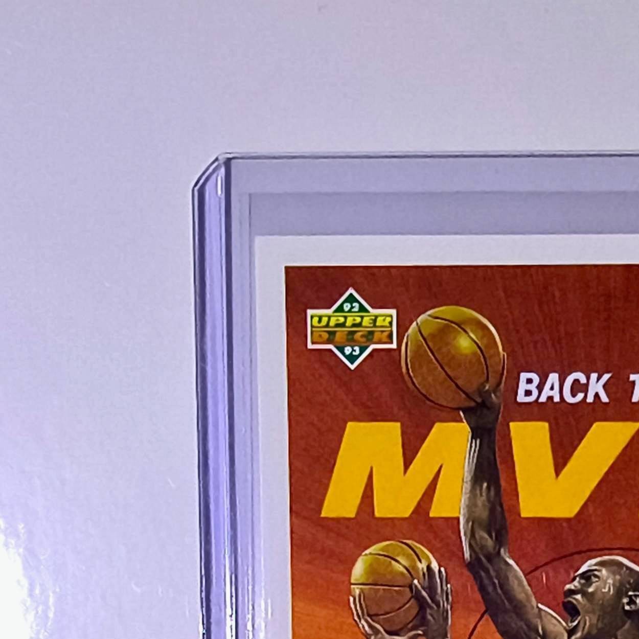 Michael Jordan 1992-93 Upper Deck Back to Back MVP #67 Card Chicago Bulls