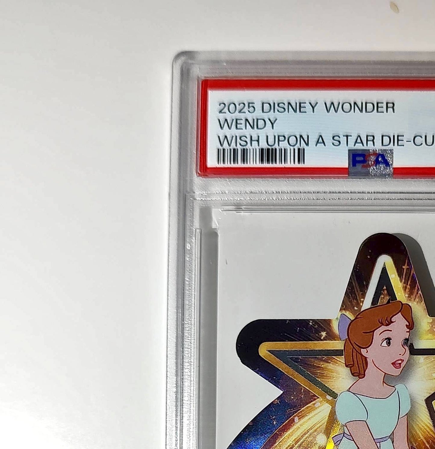 Wendy 2025 Topps Chrome Disney #W-9 Wish Upon A Star Die Cut Peter Pan PSA 9