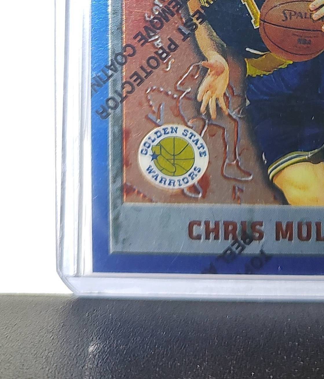 Chris Mullin 1995-96 Topps Finest NBA #246 Card Warriors