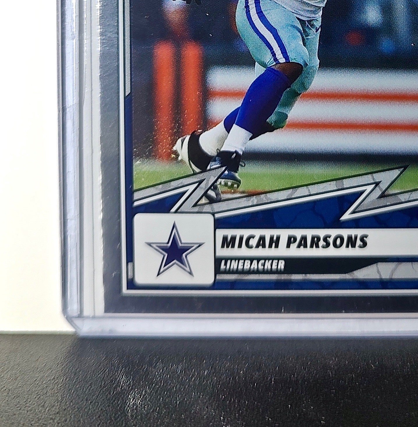Micah Parsons 2025 Panini NFL #28 Foil Sticker Card Dallas Cowboys