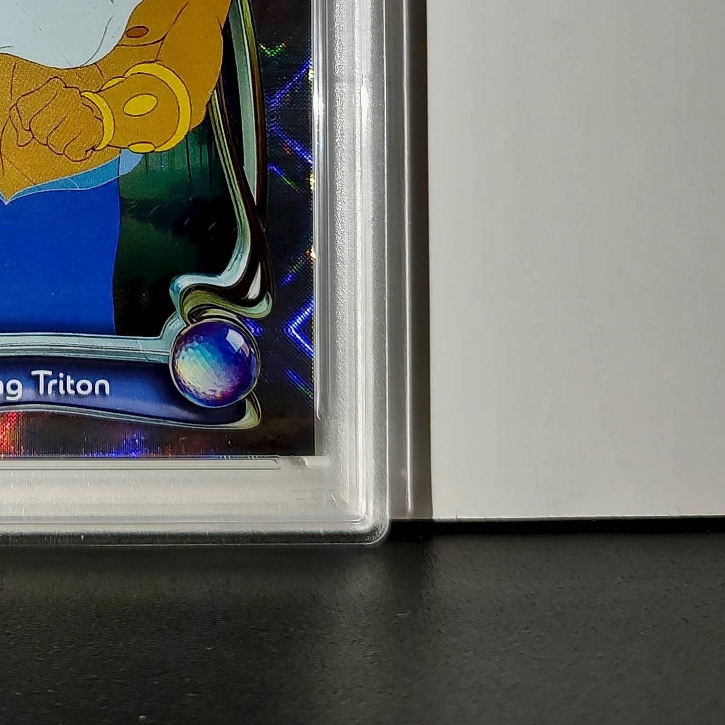 King Triton 2025 Topps Disney #40 Winter Variant Card The Little Mermaid PSA 9
