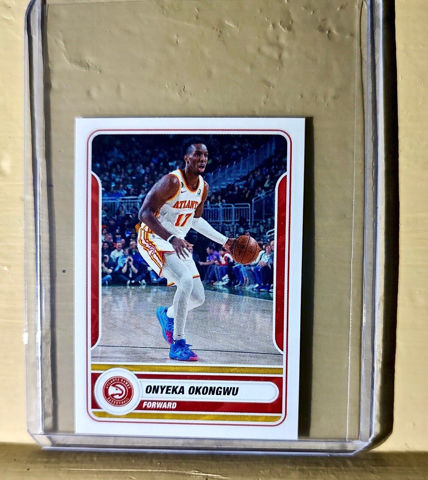 2023-24 Onyeka Okongwu Panini NBA Basketball #111 Sticker Atlanta Hawks