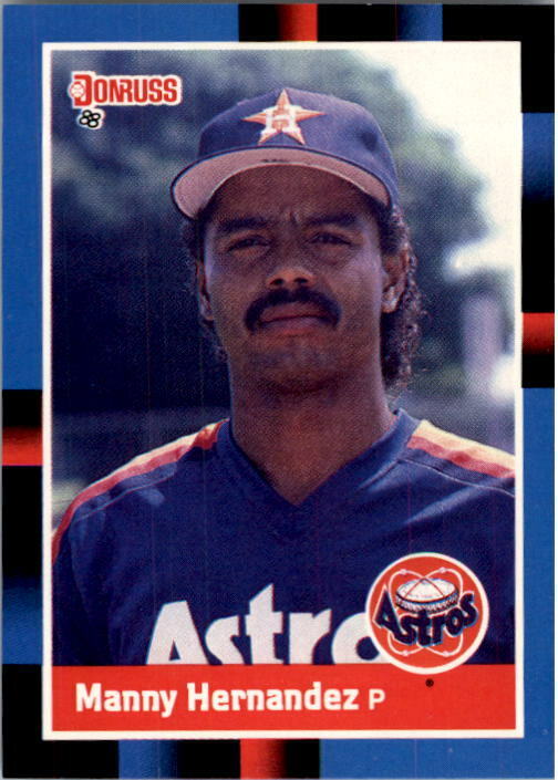 1988 Manny Hernandez Donruss Baseball Card #481