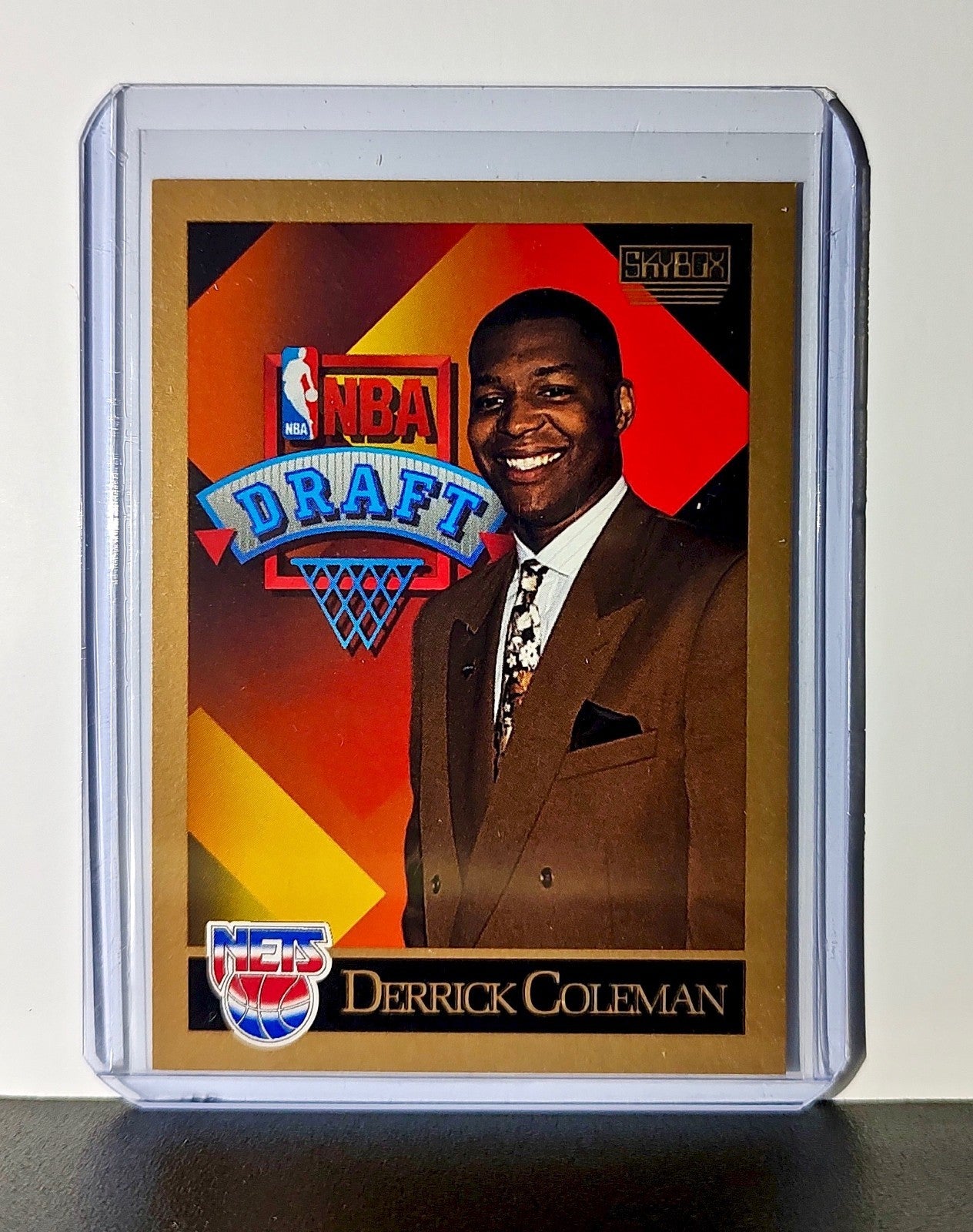 Derrick Coleman 1990 Skybox Draft NBA #362 Card New Jersey Nets