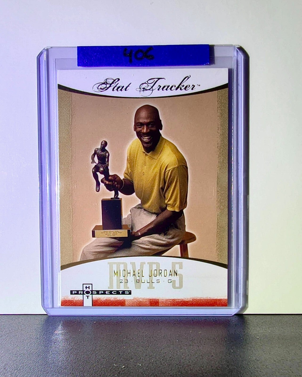 Michael Jordan 2007-08 Fleer Hot Prospects Stat Tracker ST-27 Card Chicago Bulls