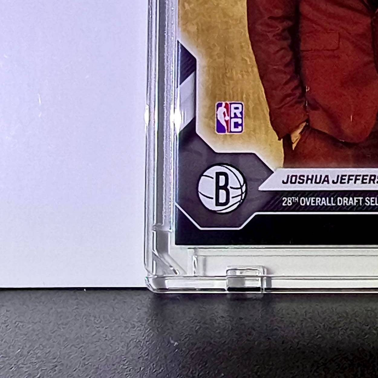 Joshua Jefferson Rookie 2026-27 Topps NBA Draft #JJEF Black Foil 07/10 Nets