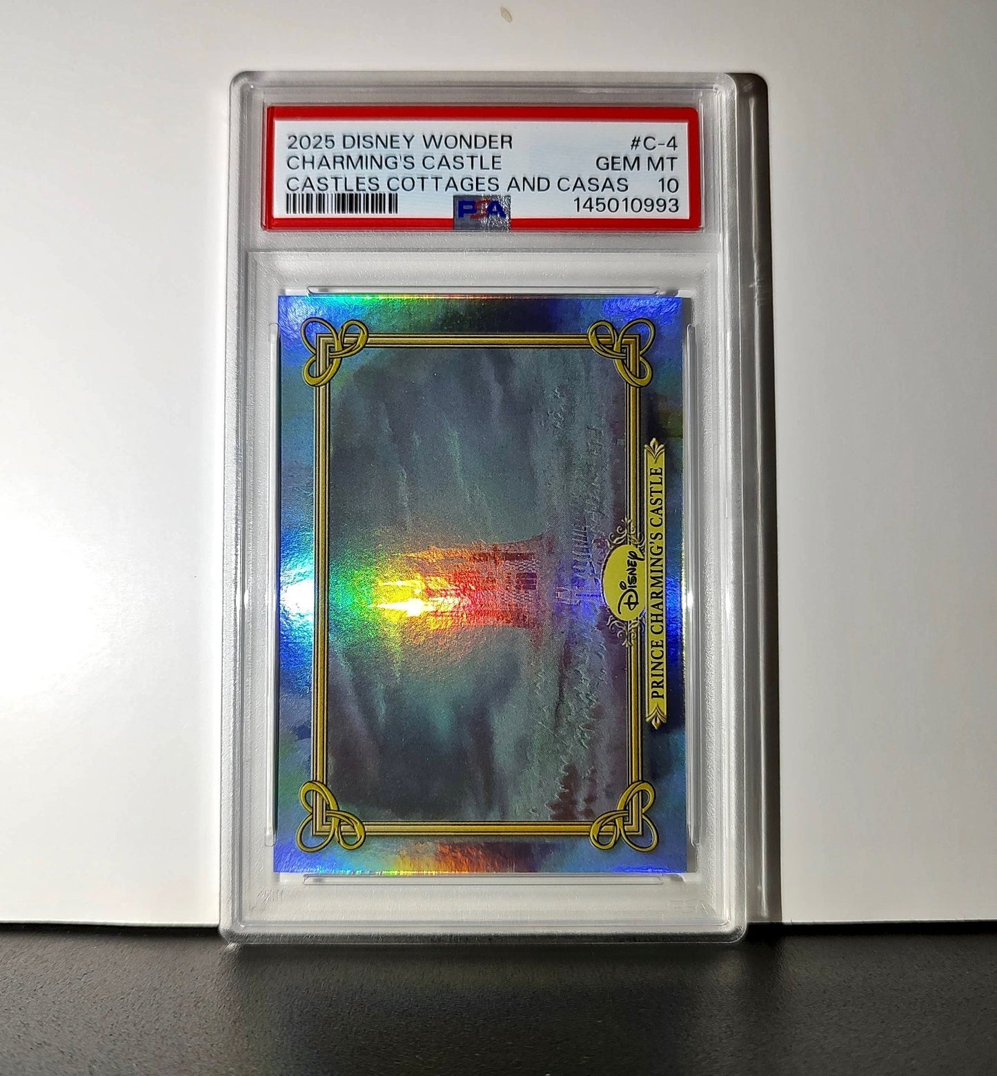 Prince Charming's Castle 2025 Topps Disney #C-4 Card Cinderella PSA 10
