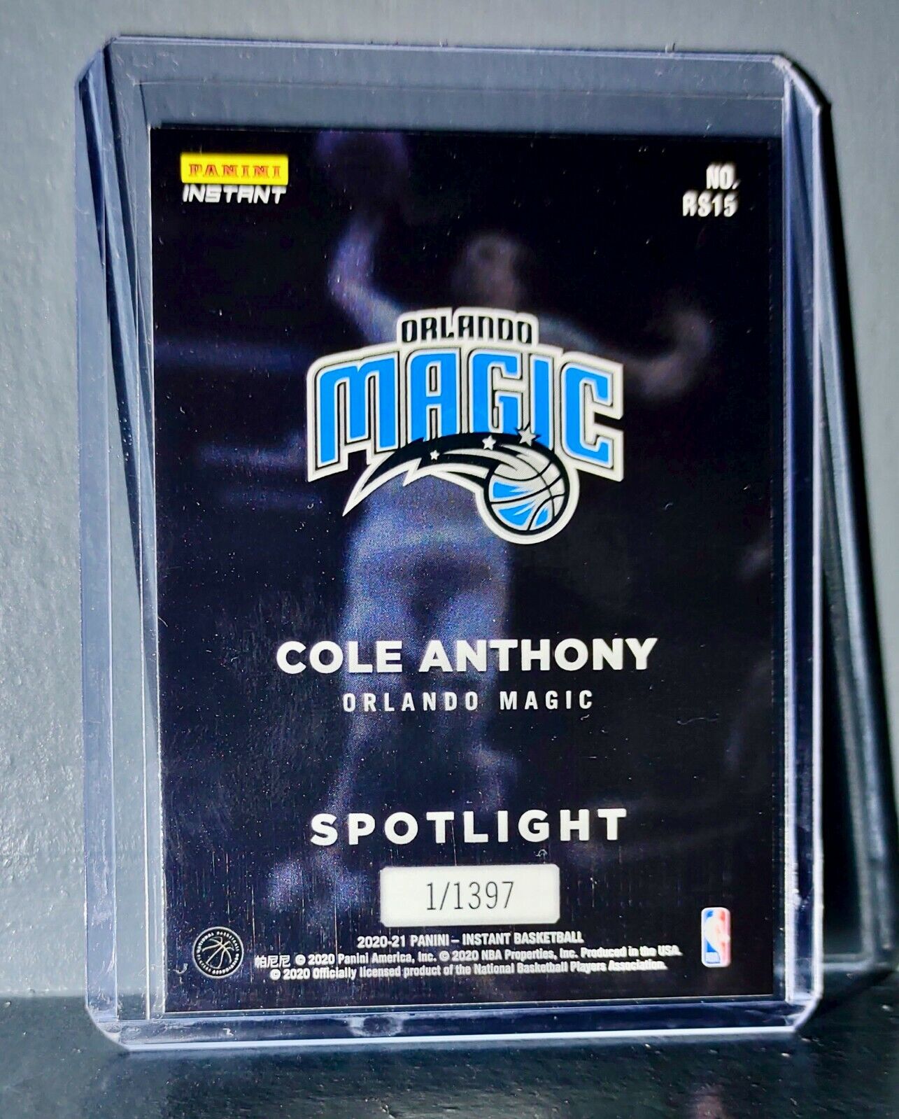 Cole Anthony Rookie Spotlight 2020-21 Panini NBA #15 Basketball Card 1 of 1397