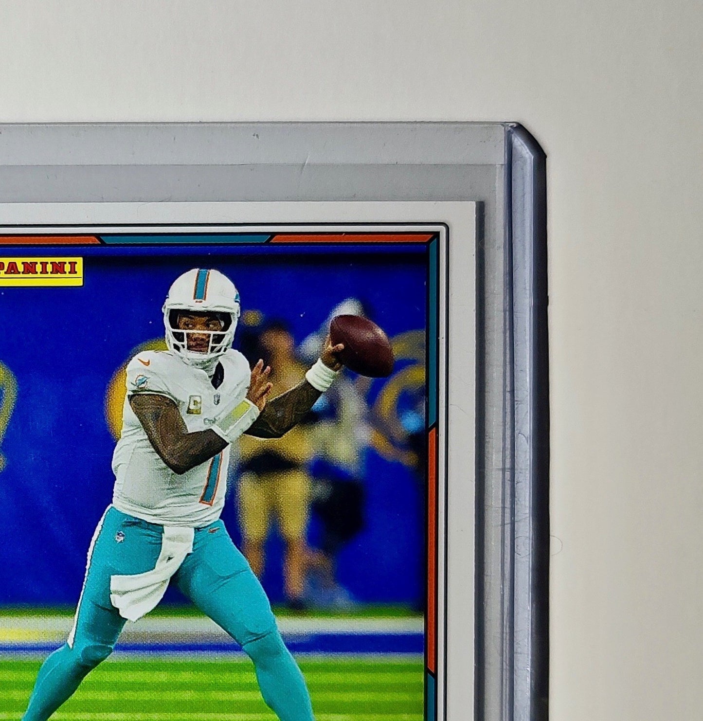 Tua Tagovailoa 2025 Panini NFL #2 Sticker Card Miami Dolphins