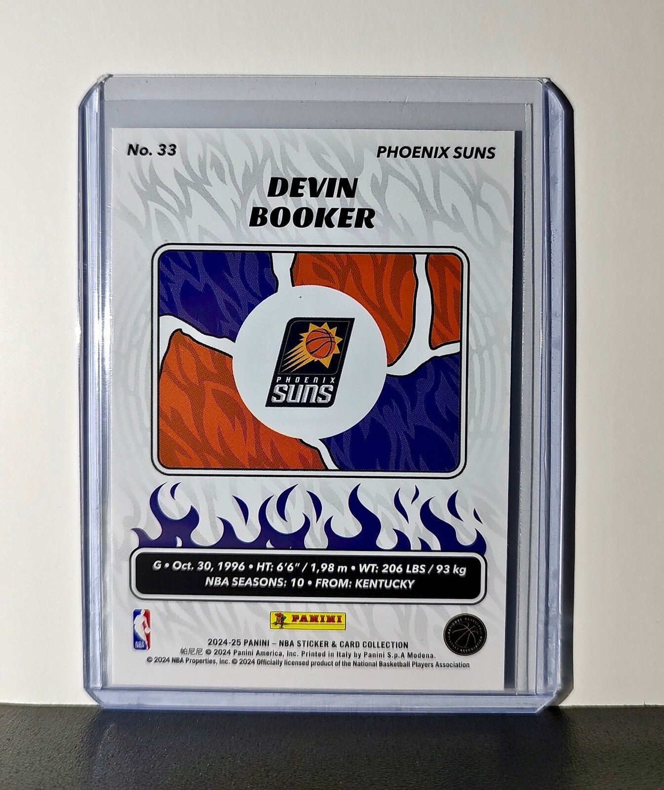 Devin Booker 2024-25 Panini NBA #33 Sticker Card Phoenix Suns