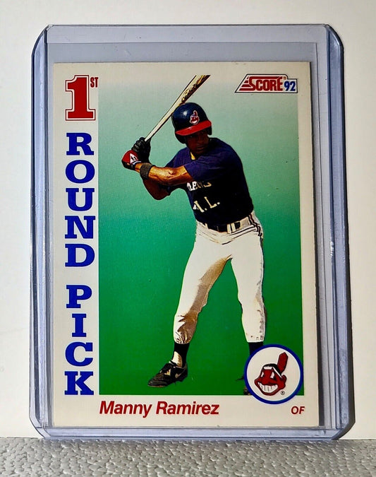 Manny Ramirez 1992 Score MLB #800 Draft Baseball Card Cleveland Indians