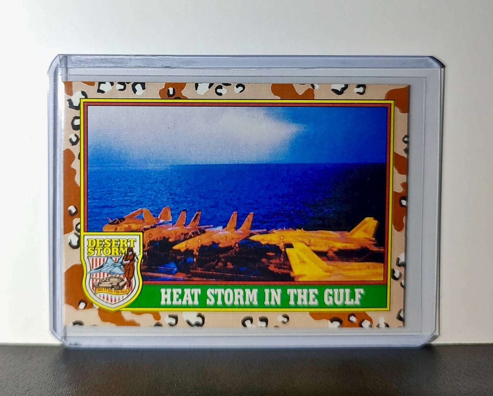 Heat Storm in the Gulf 1991 Topps Desert Storm #84 Card