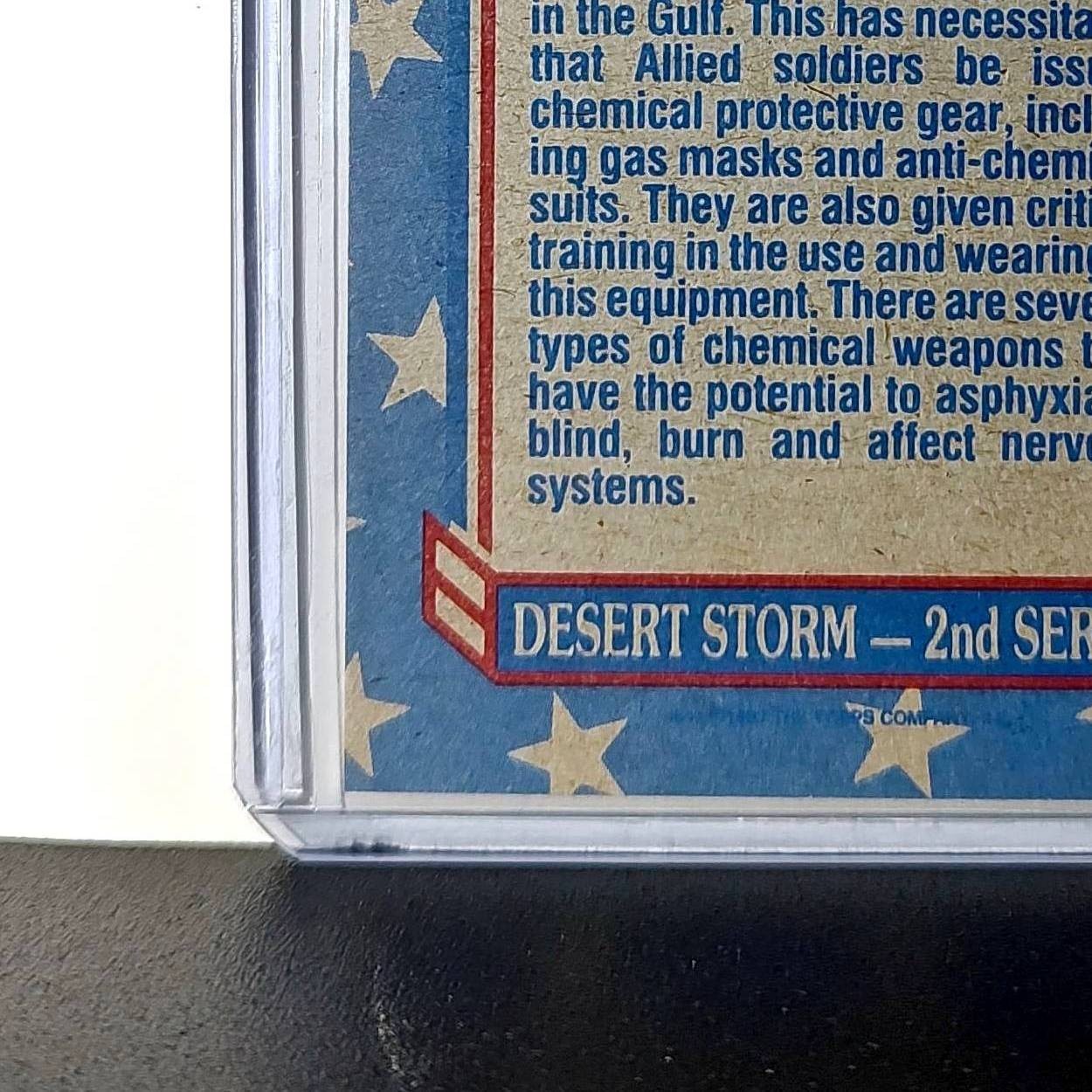 Anti-Chemical Gear 1991 Topps Desert Storm #171 Card