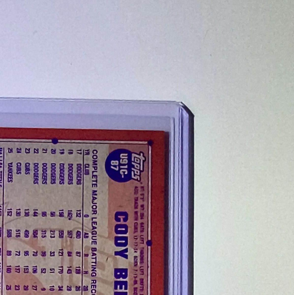 Cody Bellinger 2026 Topps Update 1991 Chrome Retro MLB #U91C-87 Card Yankees