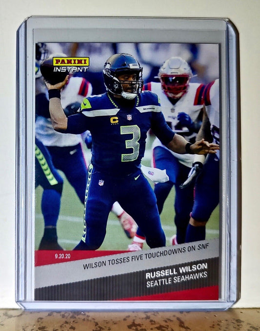 Russell Wilson 2020 Panini NFL #37 Football Card Seattle Seahawks 1 of 165