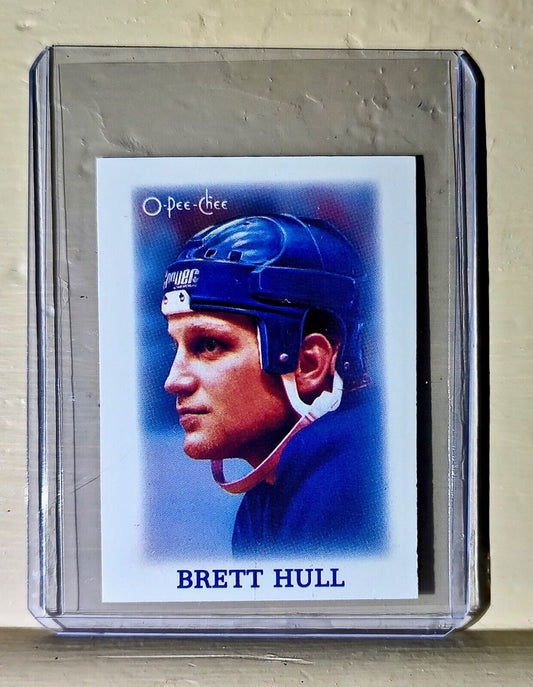 Brett Hull 1988 O-Pee-Chee #16  Mini Hockey Card St. Louis Blues