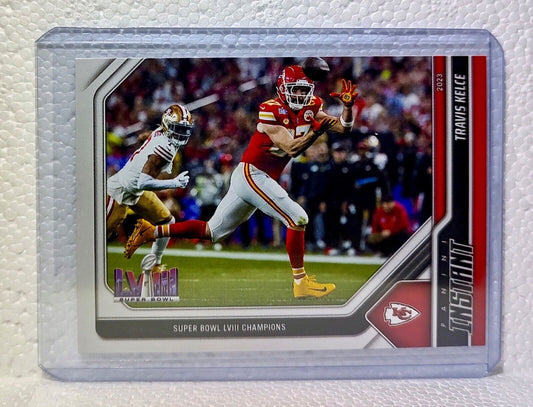 Travis Kelce 2023 Panini NFL Superbowl Champions #5 Card Kansas City Chiefs