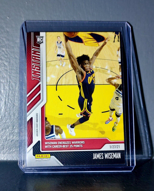 James Wiseman 2020-21 Panini NBA Instant #57 Rookie Basketball Card 1 of 659