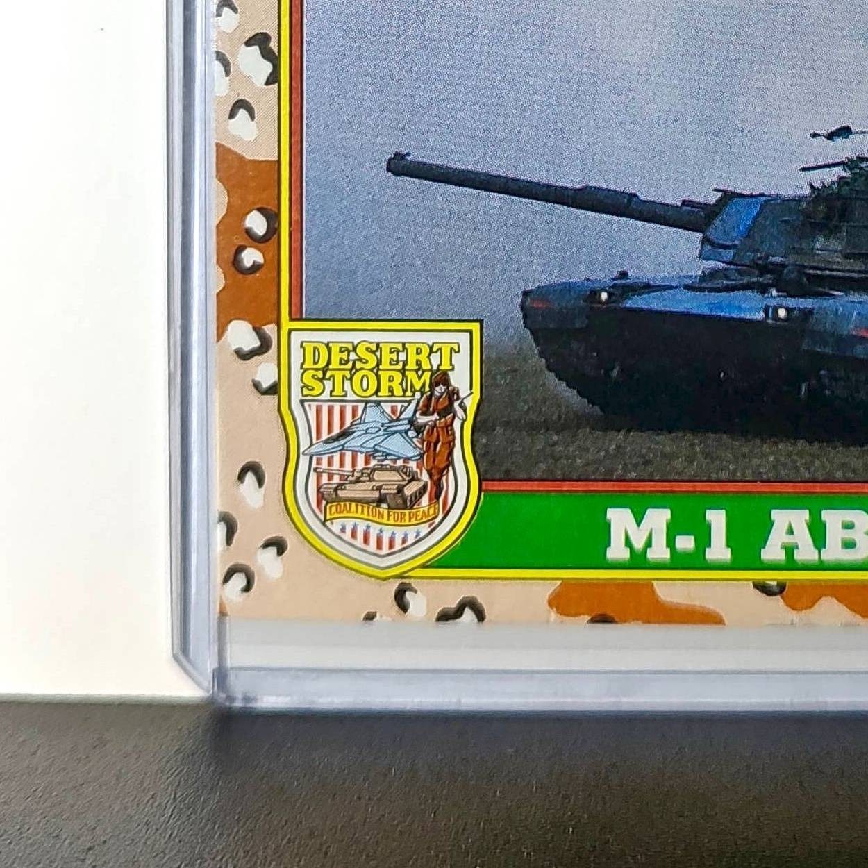 M-1 Abrams Tank 1991 Topps Desert Storm #43 Card