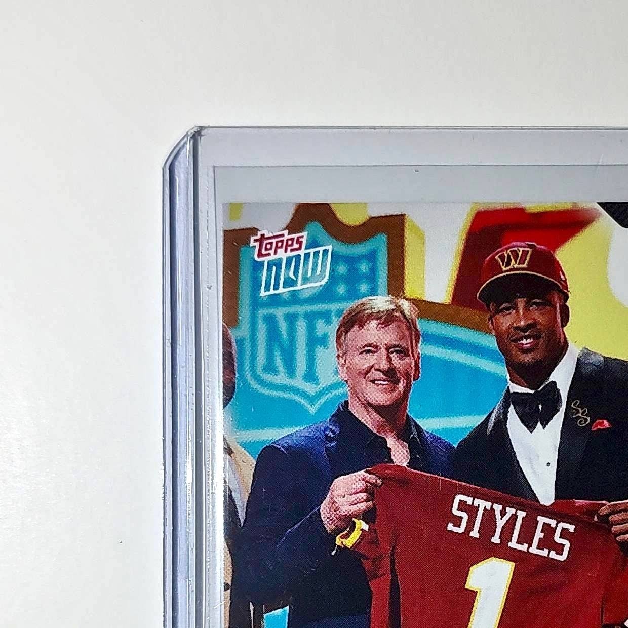 Sonny Styles Rookie 2026 Topps Now Draft Night #SSTY Card Washington Commanders