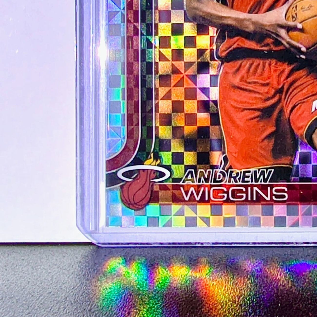 Andrew Wiggins 2025-26 NBA Topps Chrome Update X-Fractor #128 Card Miami Heat