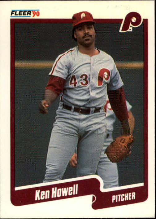 1990 Ken Howell Fleer Baseball Card #561