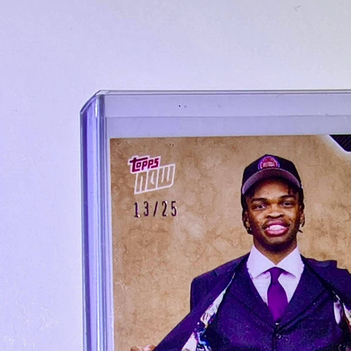 Ebuka Okorie 2026 NBA Rookie Topps Now Draft #EOK2 Orange Foil Card 13/25