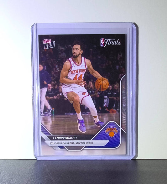 Landry Shamet 2026 Topps Now NBA Champions #C6 Card New York Knicks