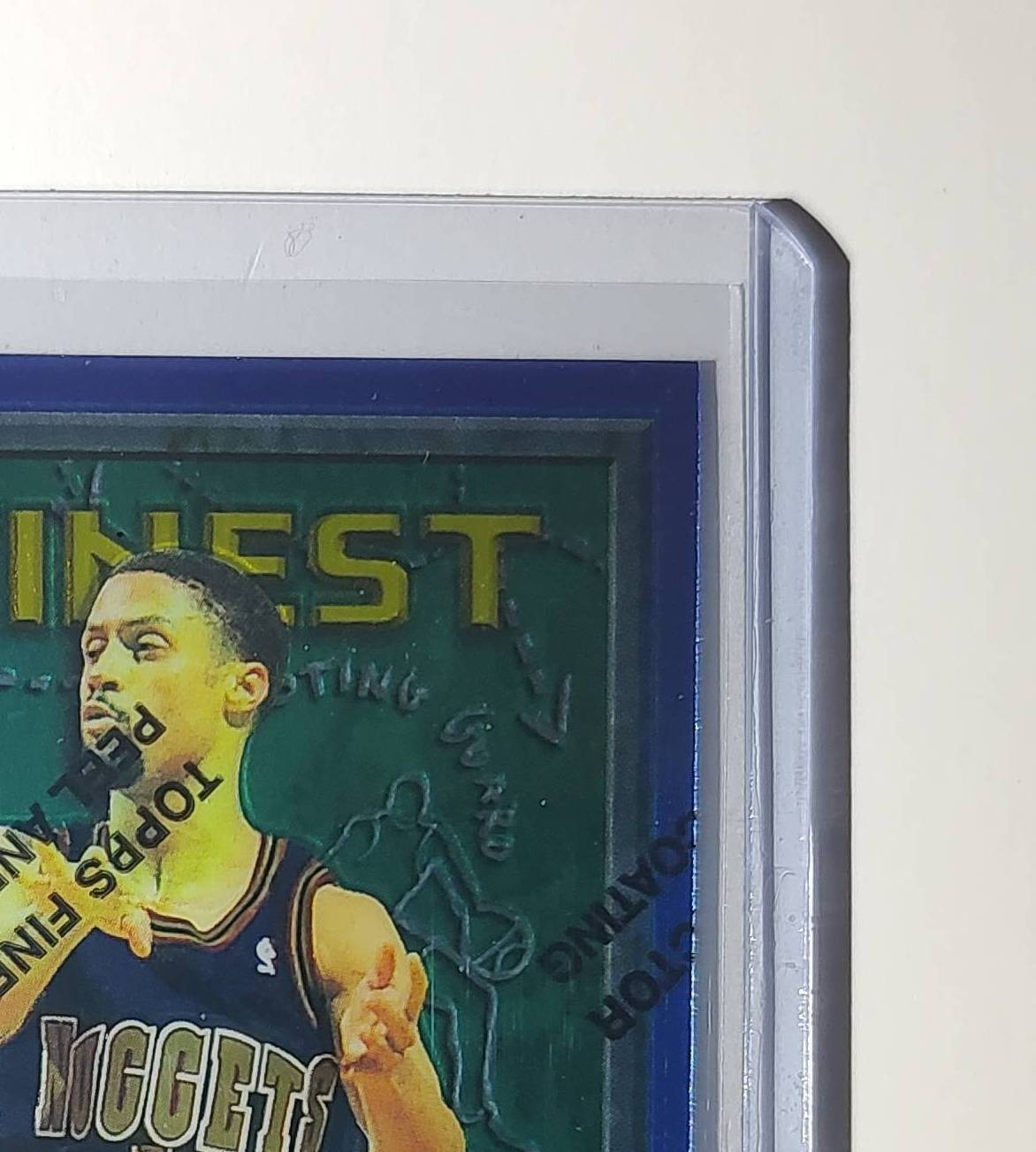 Mahmoud Abdul-Rauf 1995-96 Topps Finest NBA #182 Card Nuggets