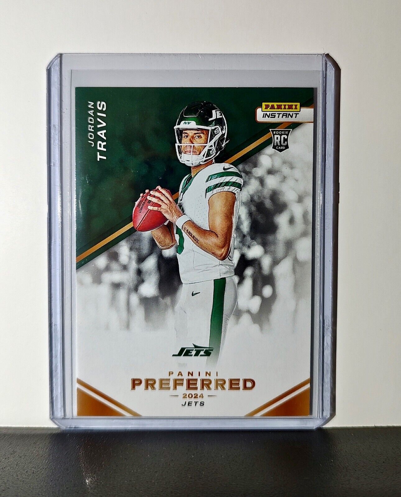 Jordan Travis 2024 Panini Preferred NFL #16 Rookie Football Card NY Jets 1/335