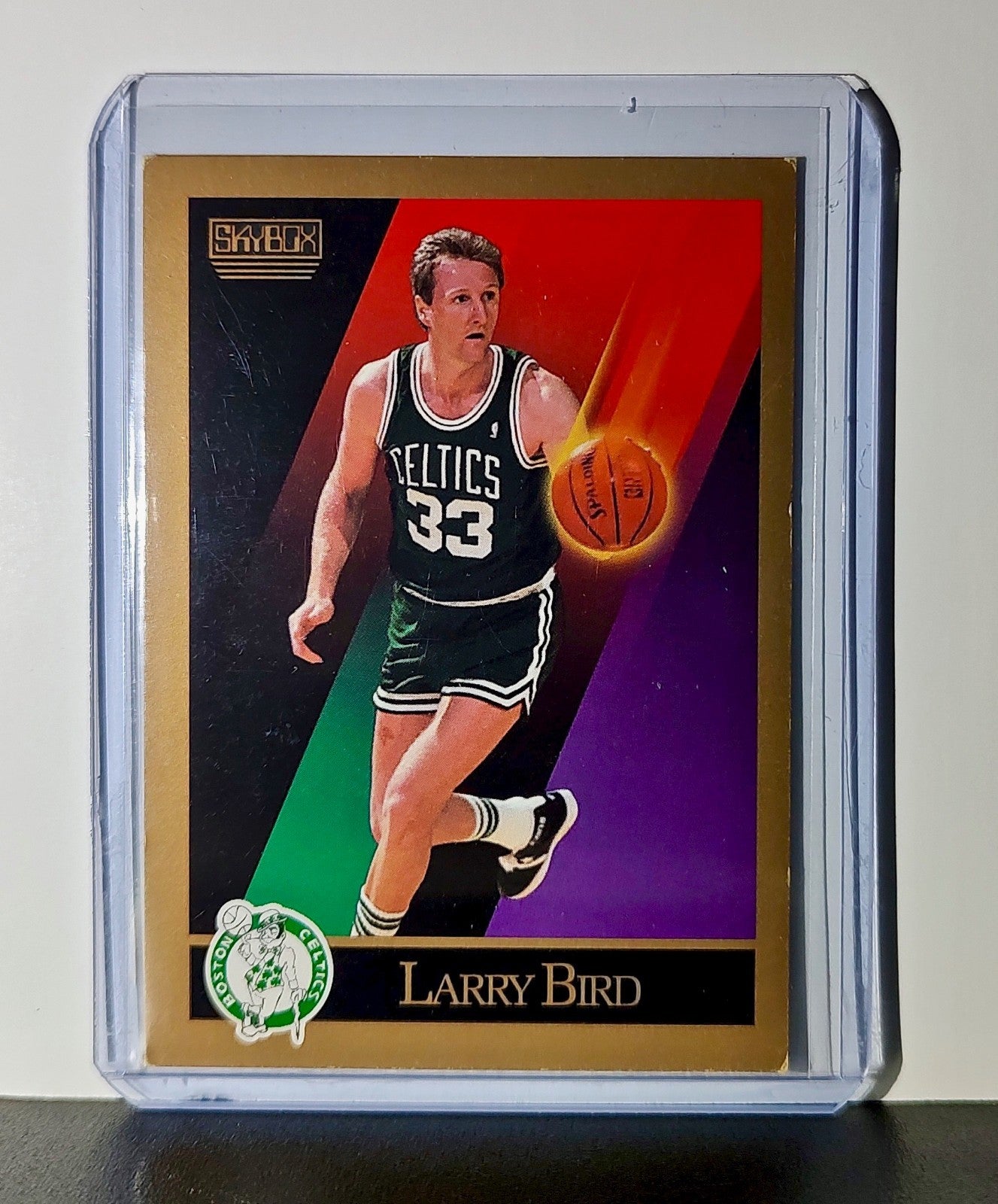 Larry Bird 1990 Skybox NBA #14 Card Boston Celtics