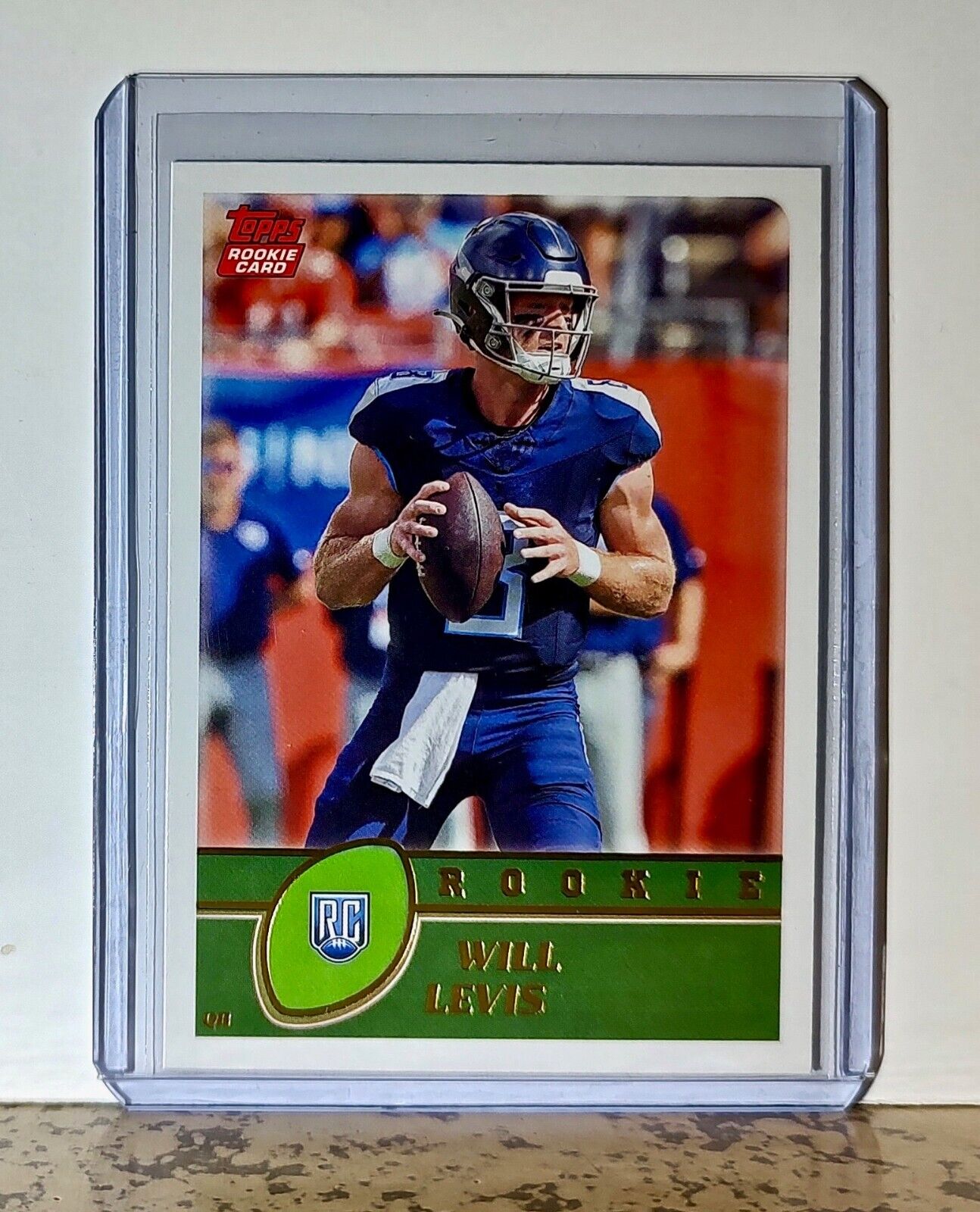 Will Levis 2023 Topps Rookie NFL #423 Football Card Tennessee Titans