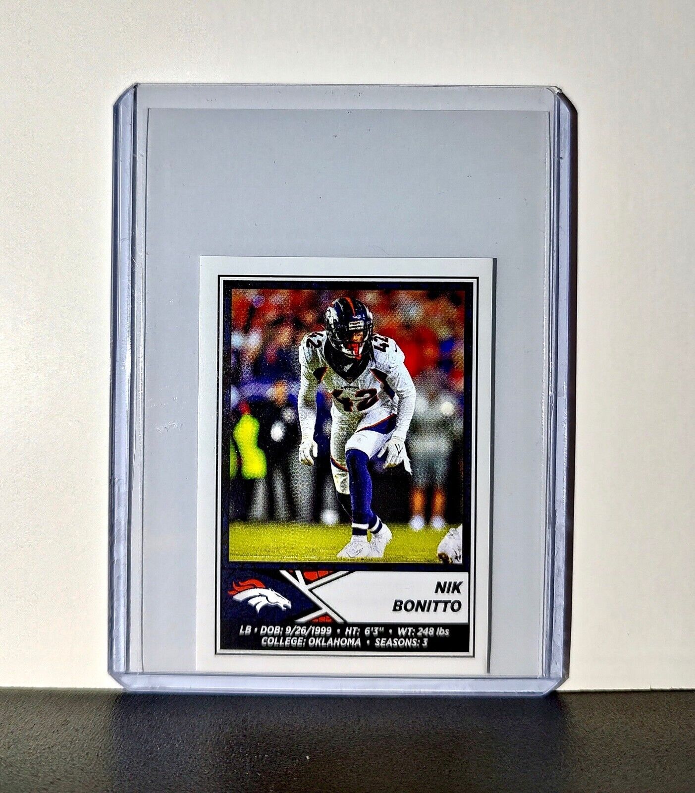 Nik Bonitto 2024 Panini NFL Sticker #245 Denver Broncos
