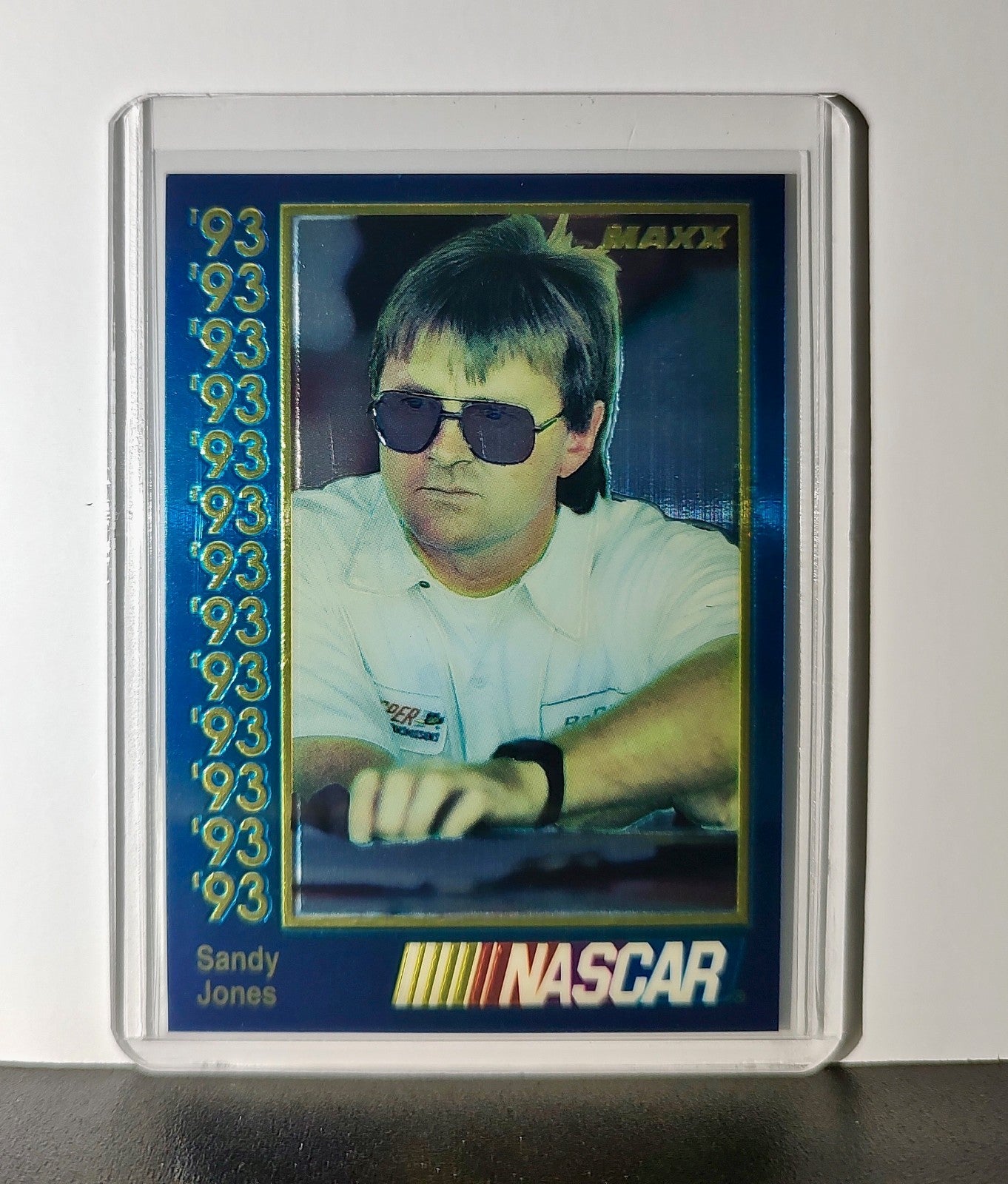 Sandy Jones 1993 Maxx Premier Plus Racing #144 NASCAR Card RaDiUs Motorsports